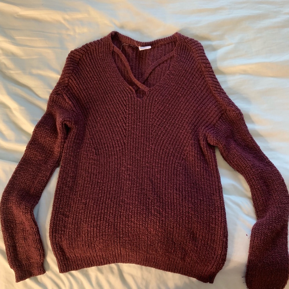 Purple/Maroon sweater